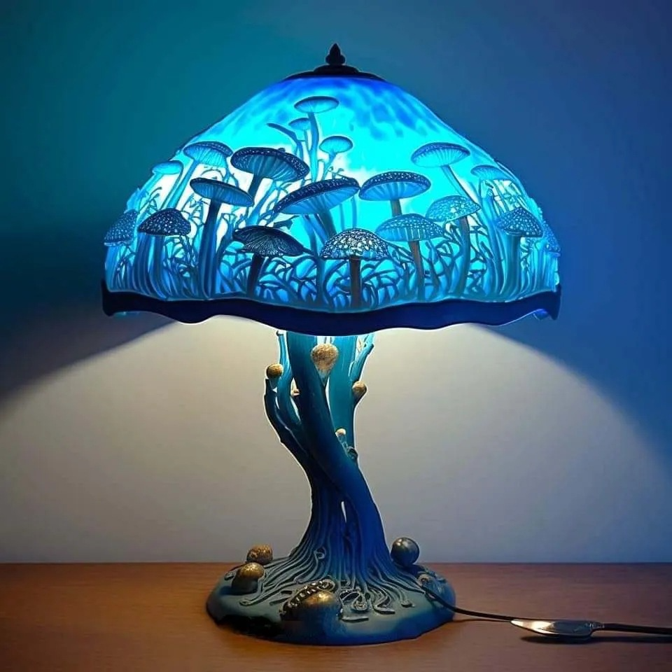 Colorful Mushroom Lamp