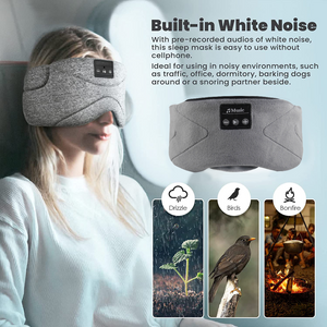 Sleep Eye Mask with White Noise for Better Sleep