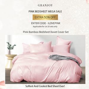 pink bedsheet