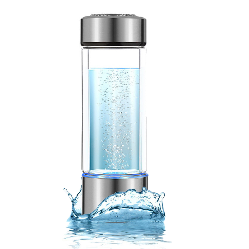 hydrogen water bottle silver