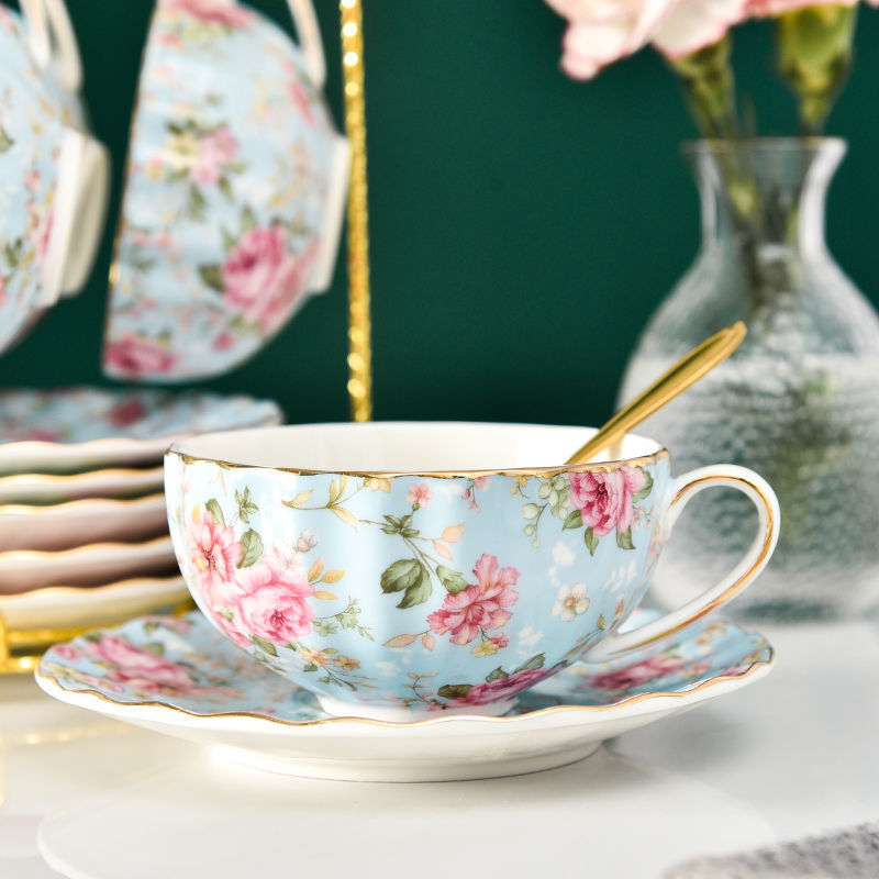 Floral Tea Cup Set