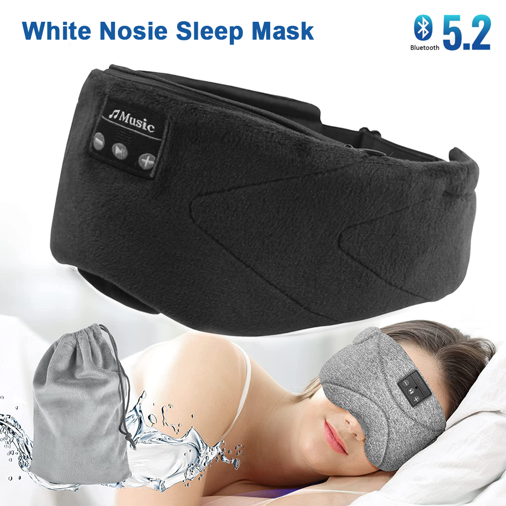 Sleep Eye Mask with White Noise for Better Sleep