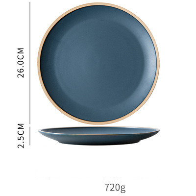 Morandi Ceramic Plate - Set of 4pcs