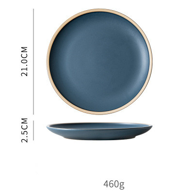 Morandi Ceramic Plate - Set of 4pcs