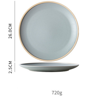 Morandi Ceramic Plate - Set of 4pcs