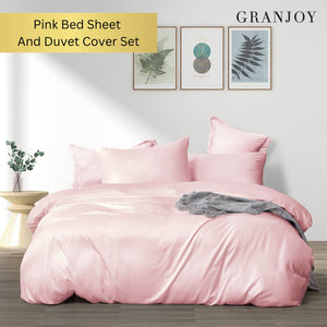 pink bedsheets