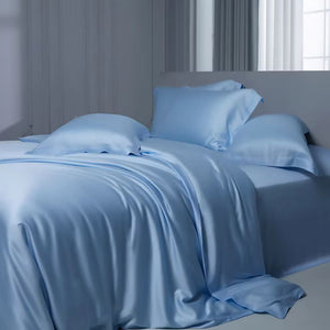 tencel sheets sky blue