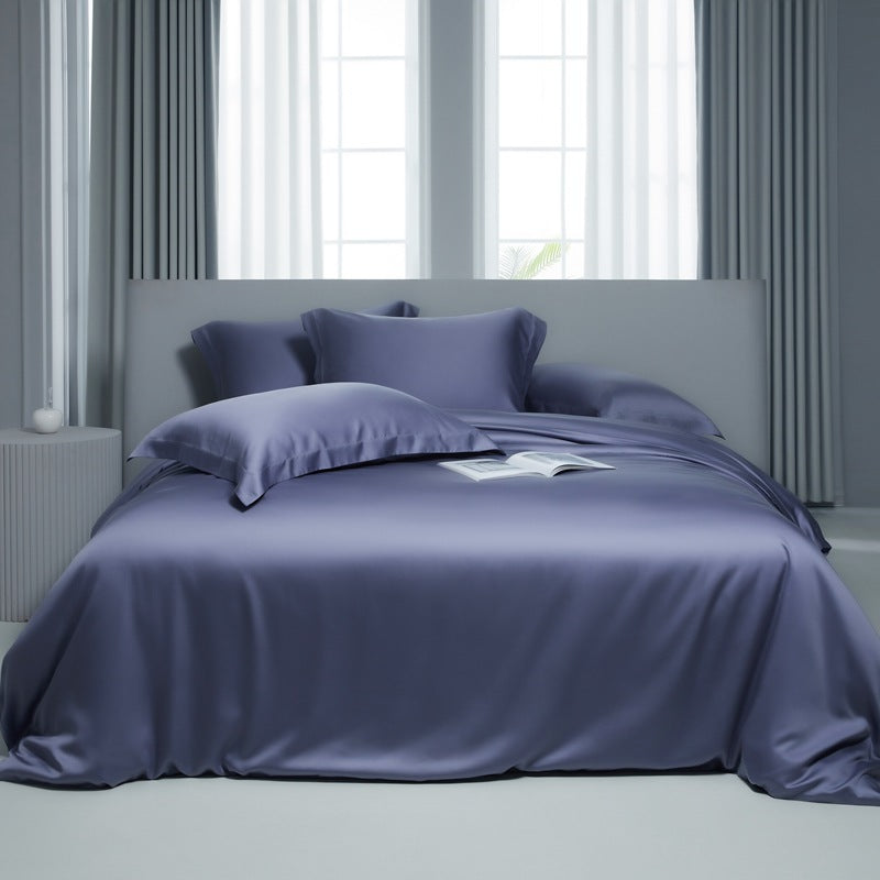 tencel sheets purple blue